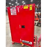 (New) Justrite Flammable 90-Gallon Capacity Storage Cabinet ($15 Loading fee will be added to buyers