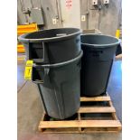 Pallet of Assorted Garbage Cans