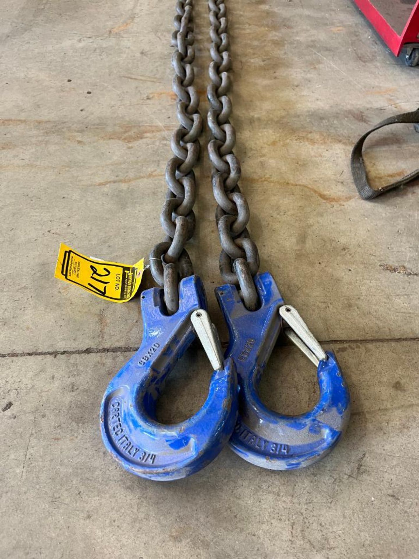 Double Leg Rigging Chain 2-Leg Chain, 3/4