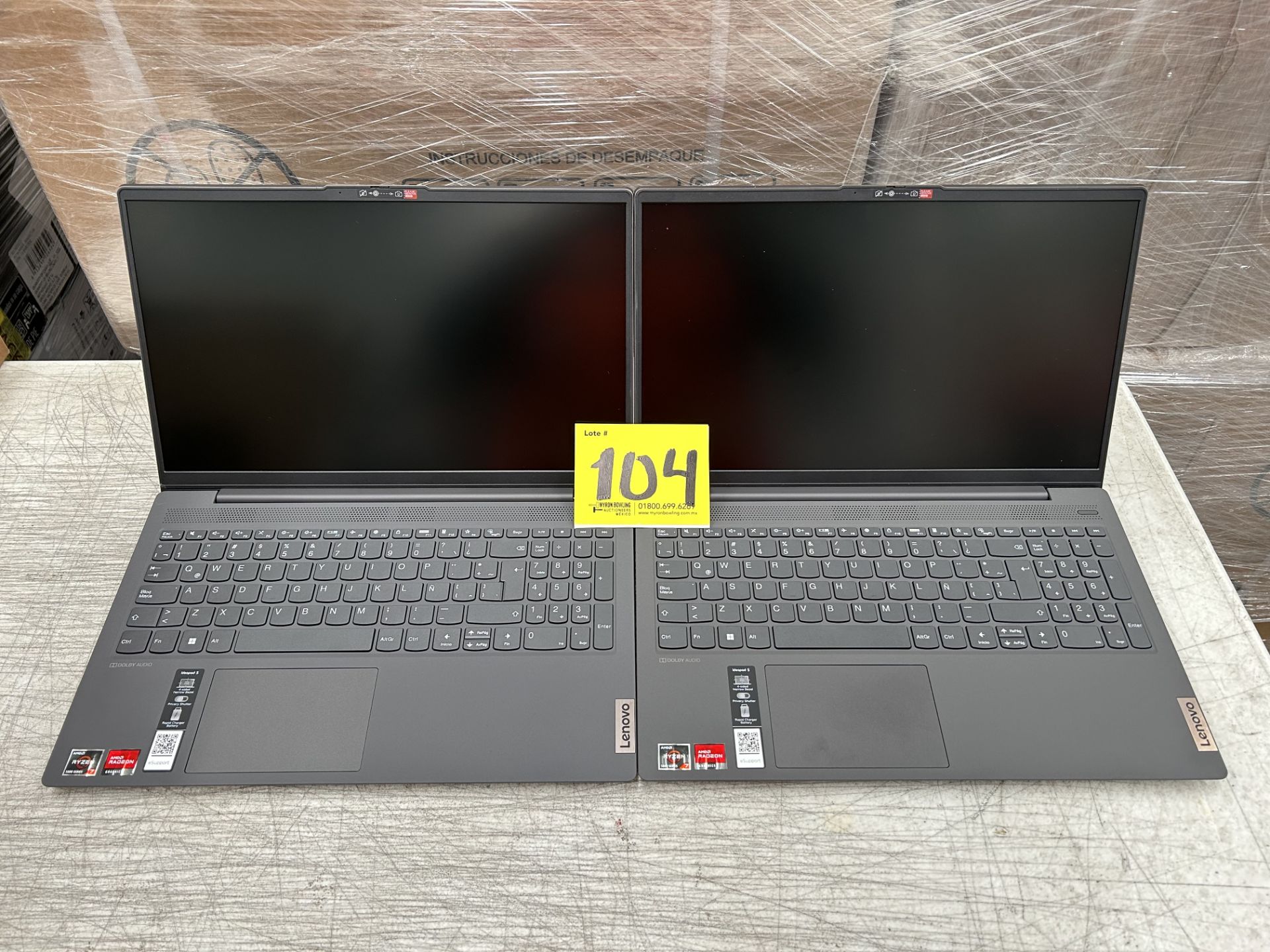Lote de 2 laptops contiene: 1 laptop Marca LENOVO, Modelo IDEA PAD 5 15ALC05, 512 GB de almacenamie