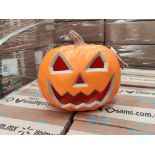 (NUEVO) Lote de 78 piezas de figura decorativa de Calabaza normal con luz led