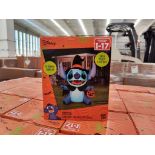 (NUEVO) Lote de 27 piezas de inflable con iluminación de Stitch Halloween, Marca AIRBLOWN, 1.37 m de