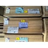 Lot of 36 pieces of compressed wood in 1/2 KKS material measuring 4 x 8 ft. / (NUEVO) Lote de 36 pi
