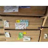 Lot of 43 pieces of compressed wood contains: 18 pieces in 3/4 CCQS material measuring 4 x 8 ft; 25