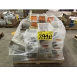 (NEW) Pallet with 50 boxes of different screws (millimetric thread, standard thread, bolts and scre