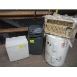 Lot of 4 pieces contains: 1 Rheem Water Heater, 114 lts capacity, 1 LG Air Conditioner, 1 Chefmate