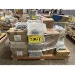 (NEW) Pallet with 43 boxes of different screws (millimetric thread, standard thread, bolts and scre