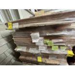 (NEW) Lot of veneer in Oak, Cherry and Maple material, approximately 850 pieces (168 oak, 128 cherr
