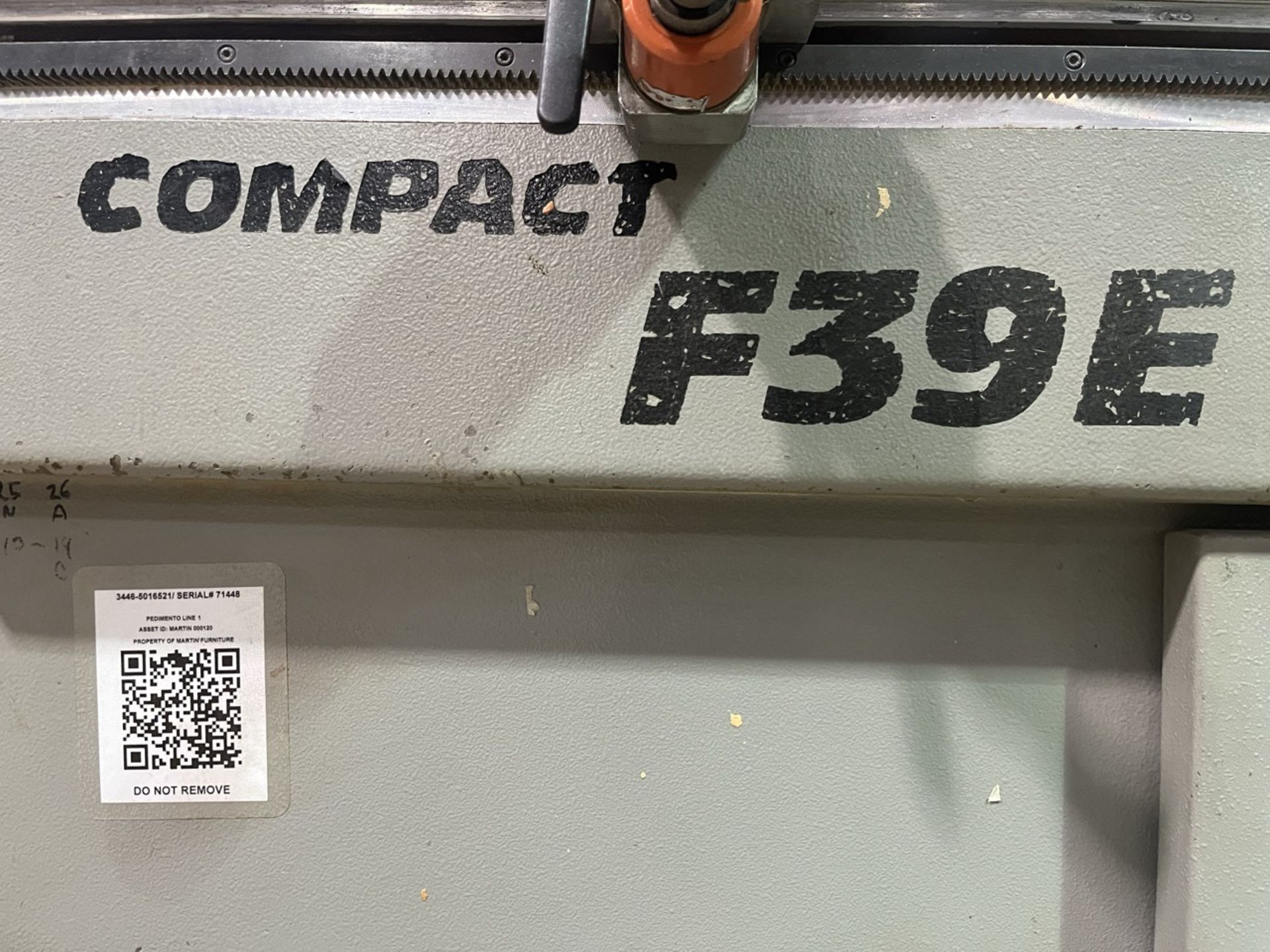 Polymac BIESSE Multi-Punching Machine, Model FY39.E, Serial No. 71448, Year 1997, 220V, (32 mm / 40 - Image 12 of 16