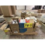 (NEW) Pallet with paint accessories approx 20 boxes containing: Filters and filter holders for mask