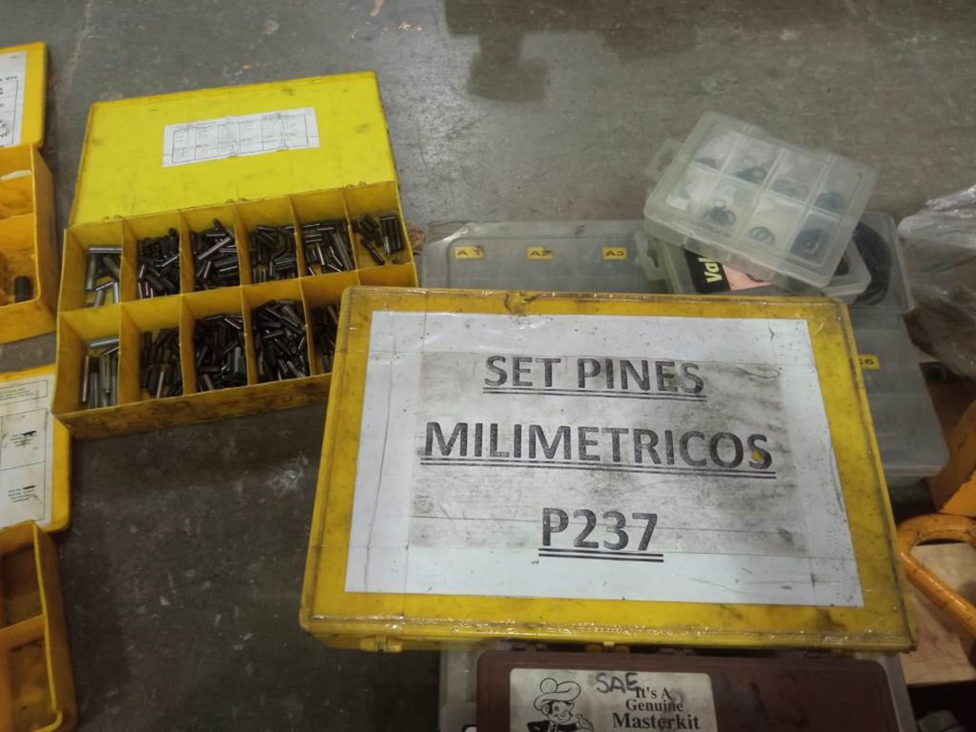 Lot of diverse parts contains: Screws, starters, forklift pads, electrocos, staples, gaskets, pneum - Image 9 of 11