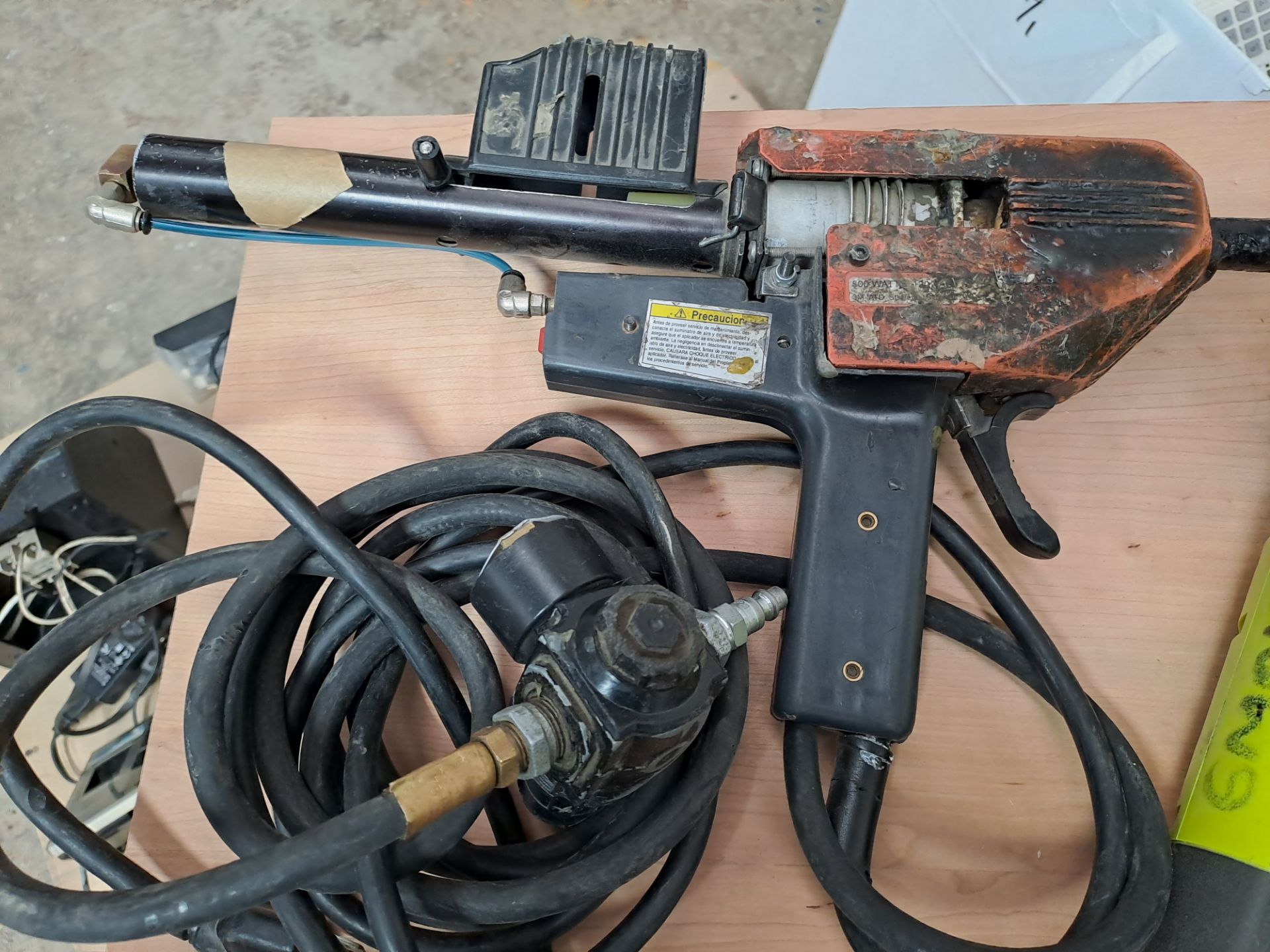 Lot of 4 pieces contains: 1 Porter electric sander with dust collector; 1 Ryobi wood saw without ba - Image 10 of 14