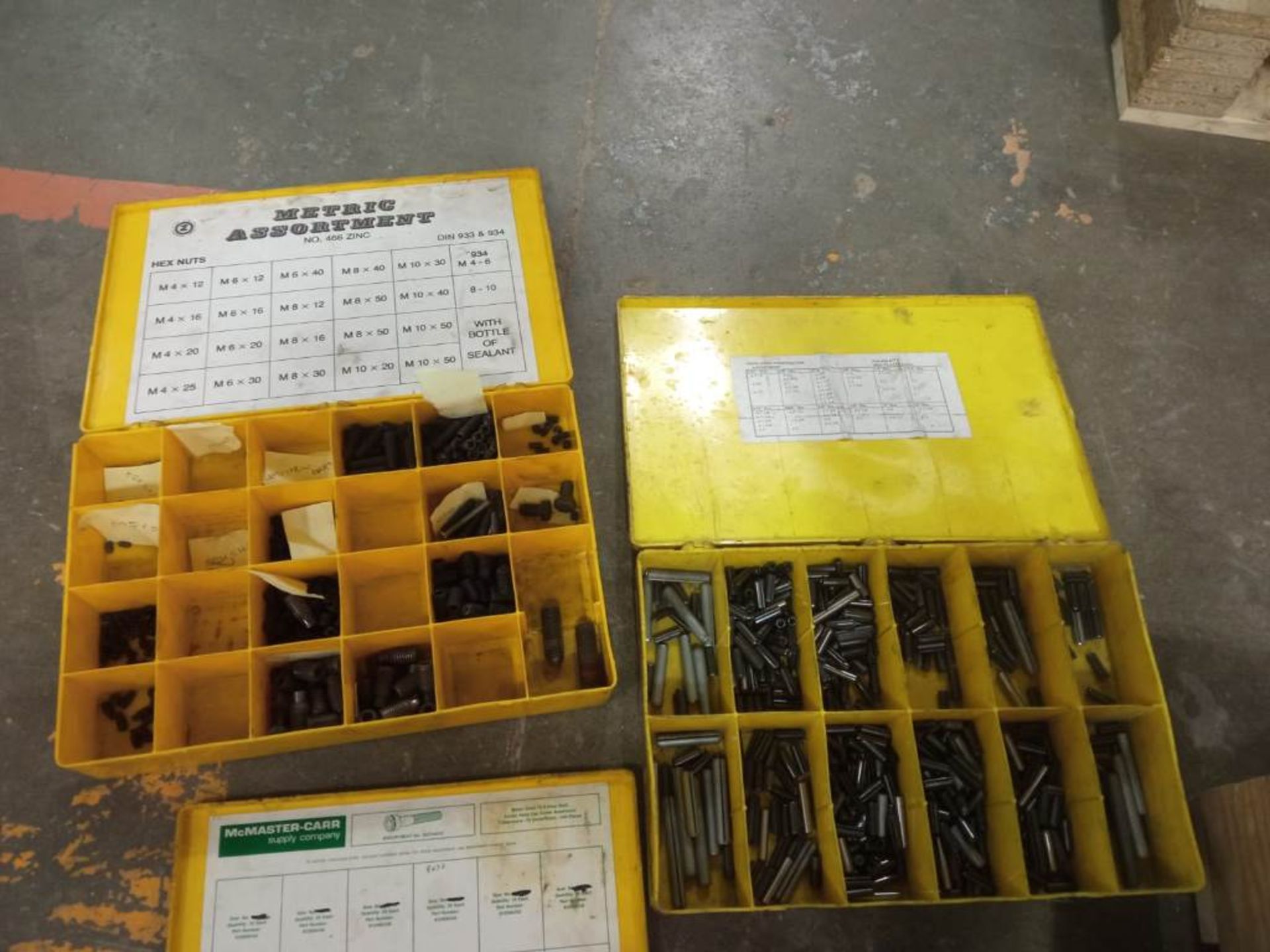 Lot of diverse parts contains: Screws, starters, forklift pads, electrocos, staples, gaskets, pneum - Image 6 of 11