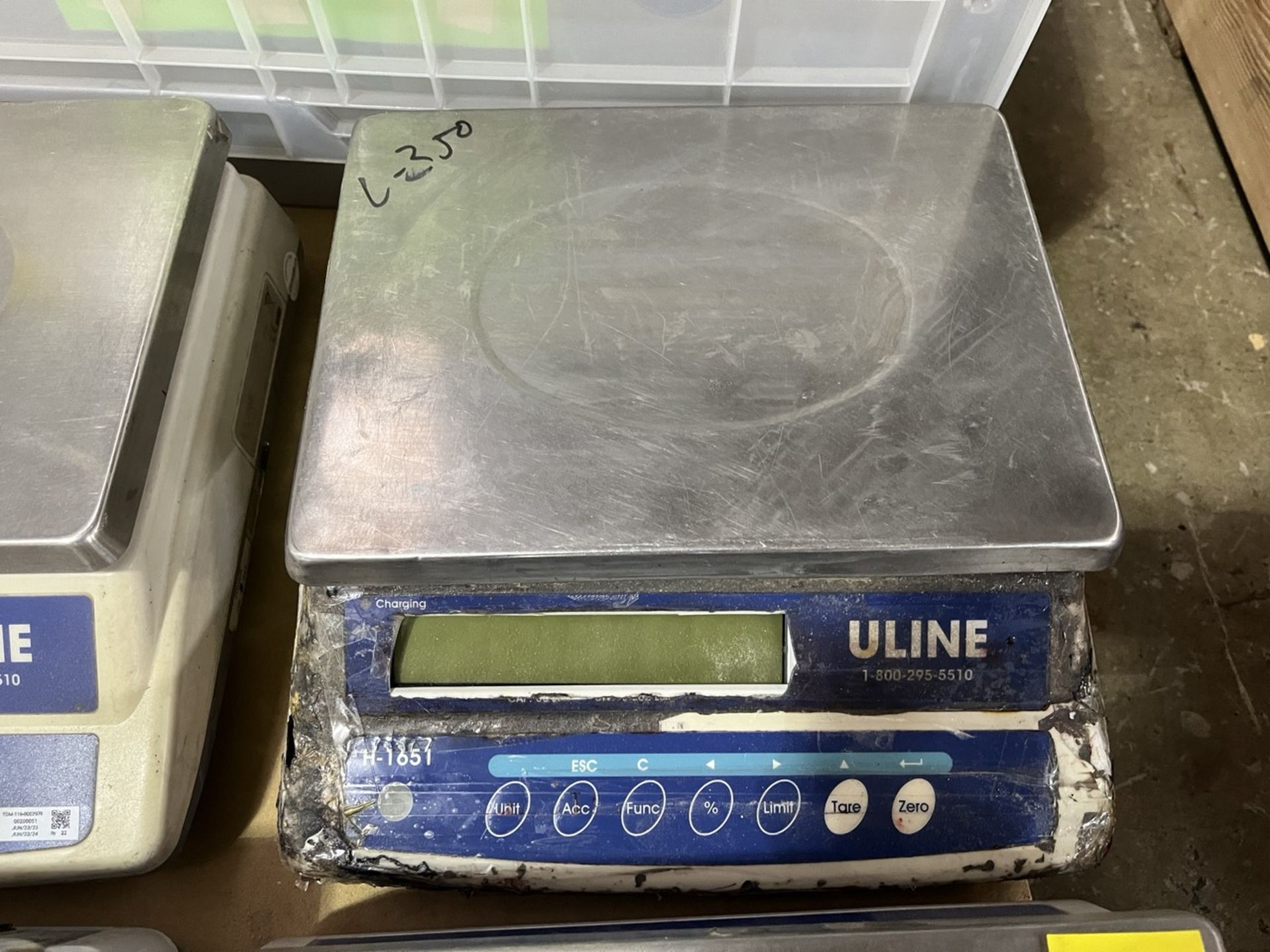 Lot of 4 pieces contains: 3 Uline Precision Electronic Scales, model H-1651; 1 Uline Precision Elec - Image 5 of 11