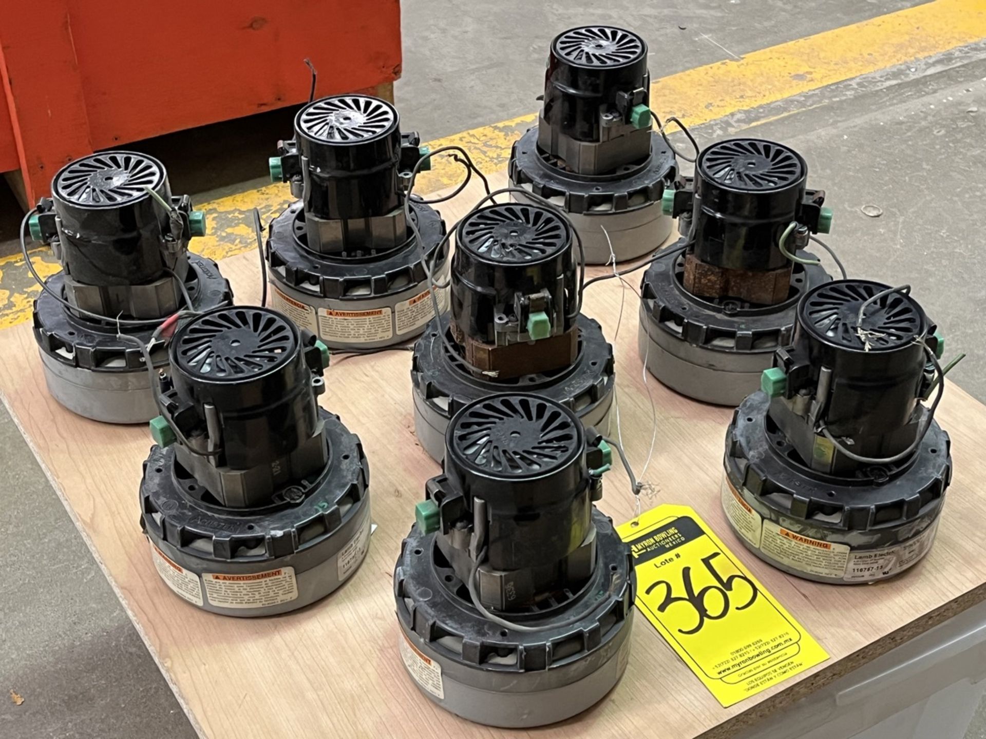 8 Ametek vacuum motors, Model 116757-13, 120V. / 8 Motores de vacio marca Ametek, Modelo 116757-13, - Image 2 of 8