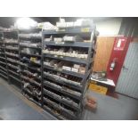 2 Metal Rack of approximately 1.20 x 0.60 x 1.80 m; Includes contents (Parts and accessories for ta