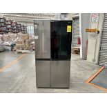 (NUEVO) Lote de 1 Refrigerador Marca LG, Modelo VS27BXQP, Serie D0L163, Color GRIS (Favor de Inspec