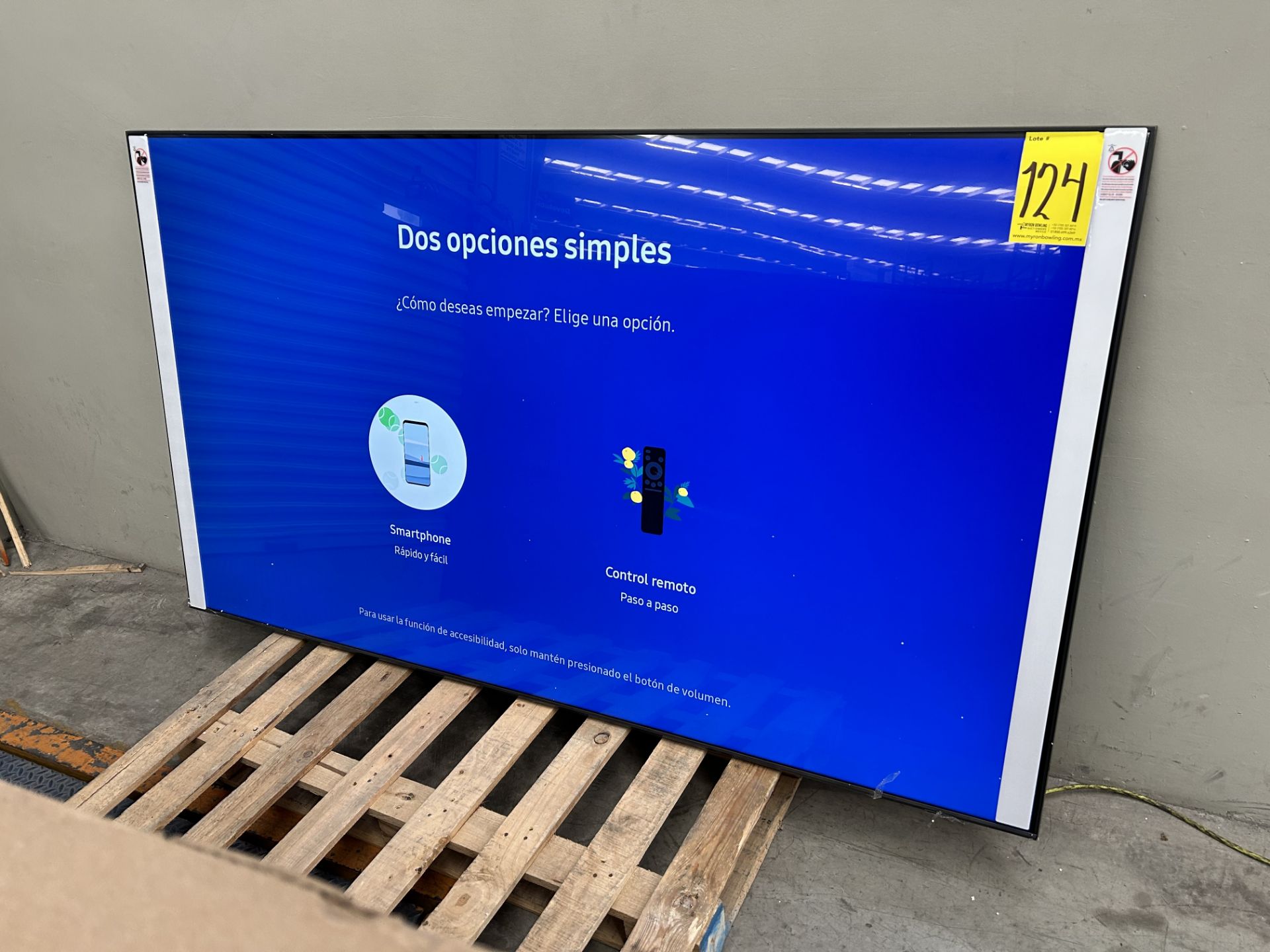 (NUEVO) Lote de 1 pantalla de 85" marca SAMSUNG, Modelo CRYSTAL UHD UN85CU800 - Bild 2 aus 5