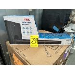 (NUEVO) Lote de 1Barra de sonido con subwoofer, Marca TCL , Modelo S522W