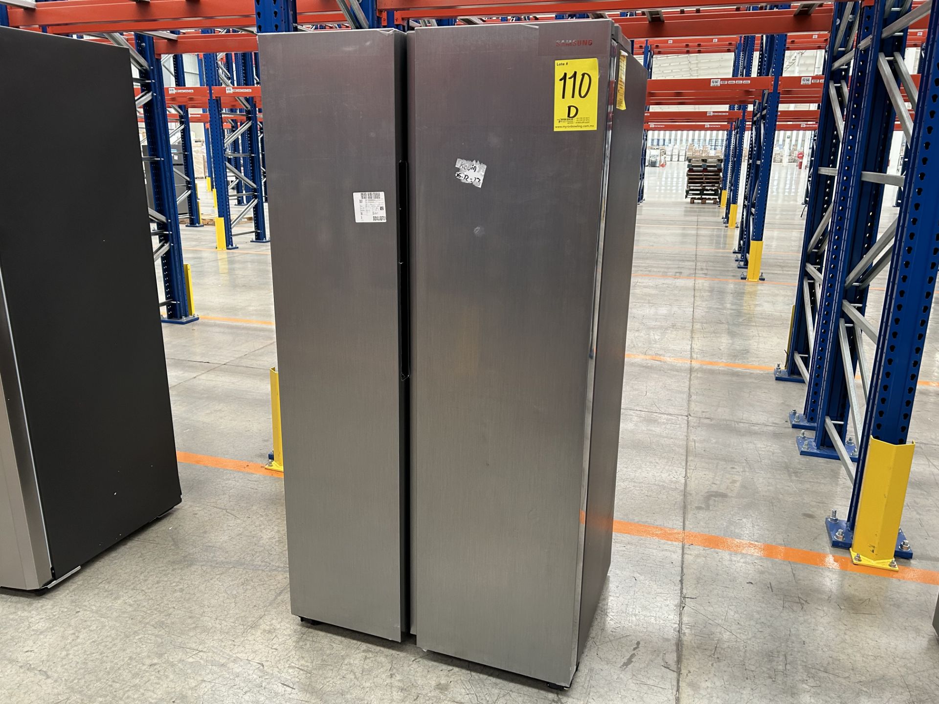 (NUEVO) Lote de 1 Refrigerador Marca SAMSUNG, Modelo RS23T5B00S9, Serie 000006D, Color GRIS - Bild 2 aus 5