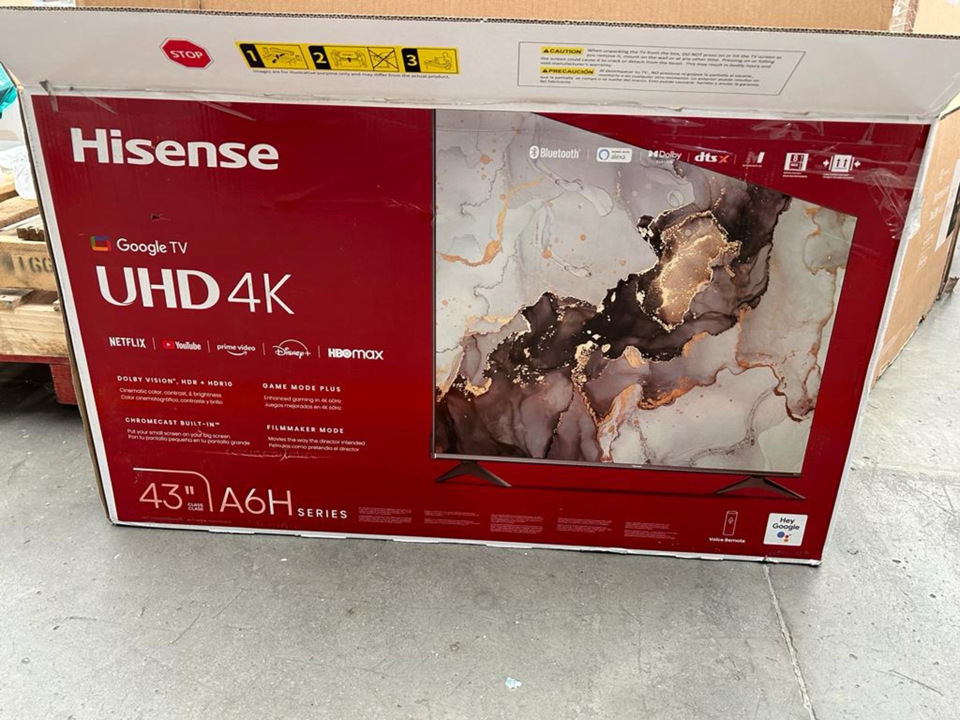 (NUEVO) Lote de 2 Pantallas, contiene: 1 Pantalla de 43" Marca Hisense Modelo 43A6H ; 1 Pantalla de - Bild 7 aus 8