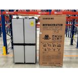 (NUEVO) Lote de 1 Refrigerador Marca SAMSUNG, Modelo RF29A9675AP, Serie 00081P, Color GRIS