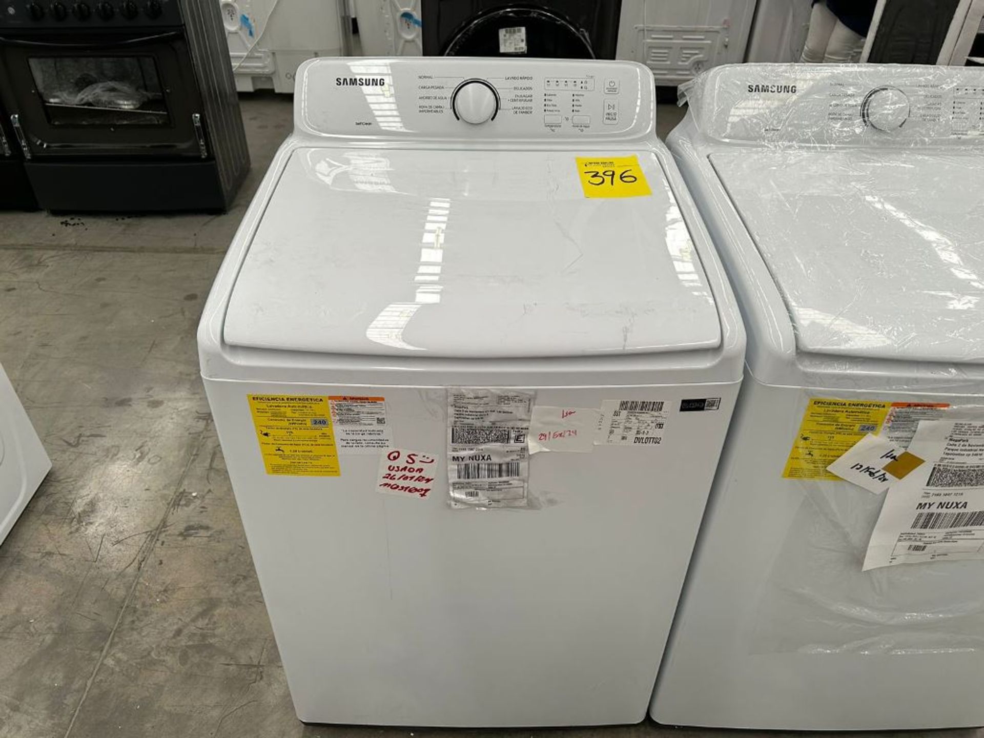 Lote de 2 Lavadoras contiene: 1 lavadora de 20 Kg Marca SAMSUNG, Modelo WA20A3351GW, Serie 00256R, - Image 4 of 6