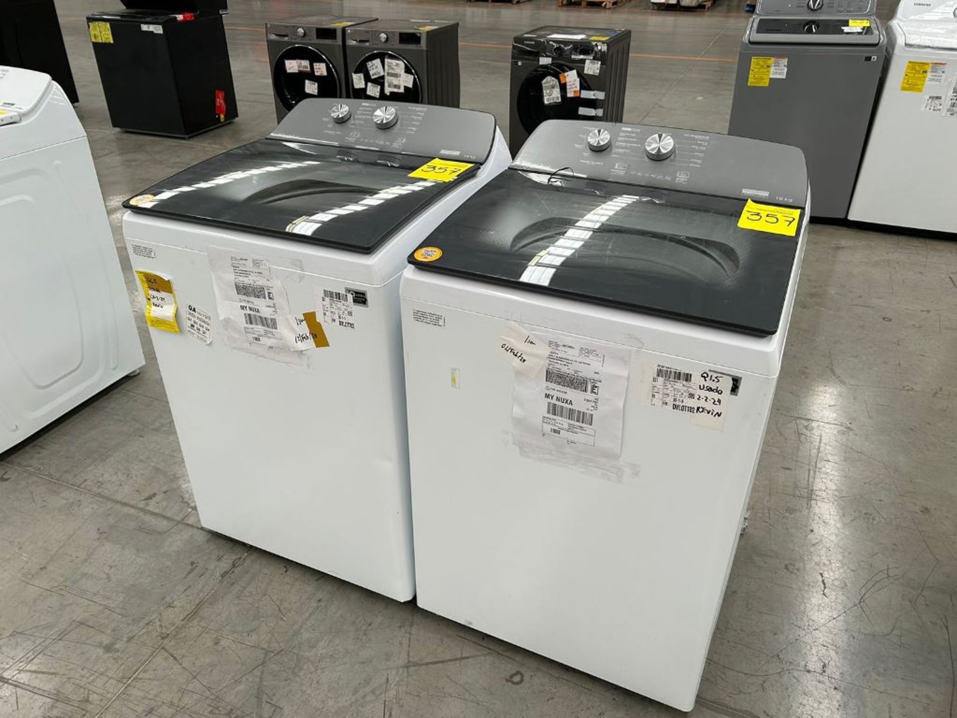 Lote de 2 Lavadoras contiene: 1 lavadora de 18 Kg Marca WHIRPOOL, Modelo 8MWTW1812WPM0, Serie 46951 - Image 2 of 6