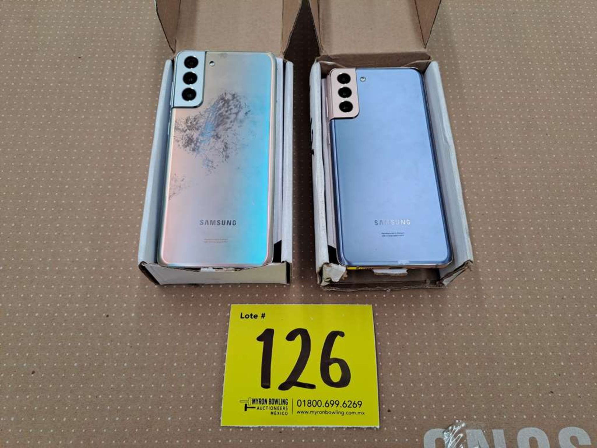 Lote de 2 celulares contiene: 1 celular Marca SAMSUNG, Modelo GALAXY S21+, almacenamiento 128 GB, S - Image 2 of 6