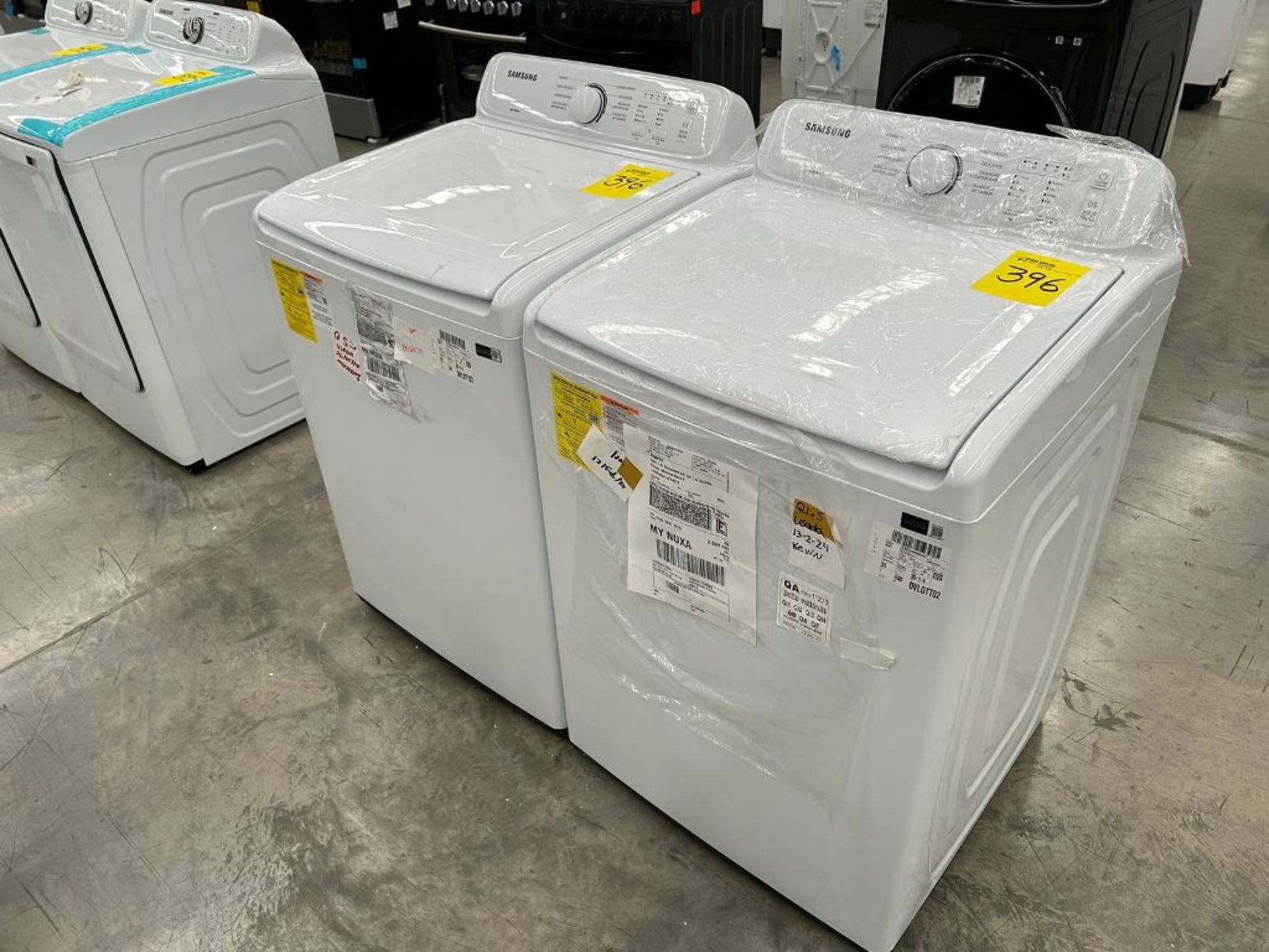 Lote de 2 Lavadoras contiene: 1 lavadora de 20 Kg Marca SAMSUNG, Modelo WA20A3351GW, Serie 00256R, - Image 3 of 6