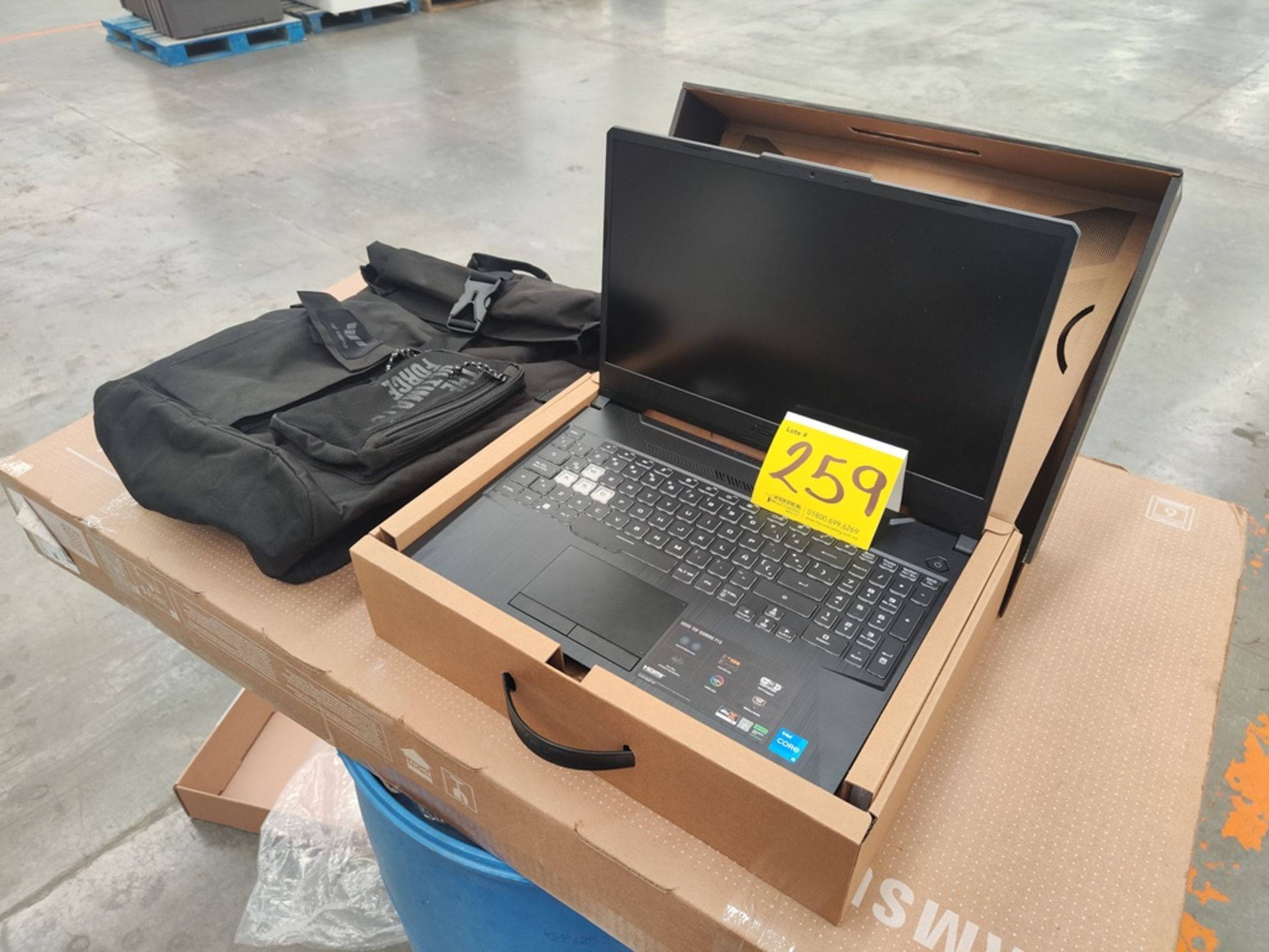 Lote de 1 laptop Marca ASUS, Modelo TUF FX506H, Almacenamiento 512; 8 GB RAM, Serie 61507B (Incluye - Image 2 of 6