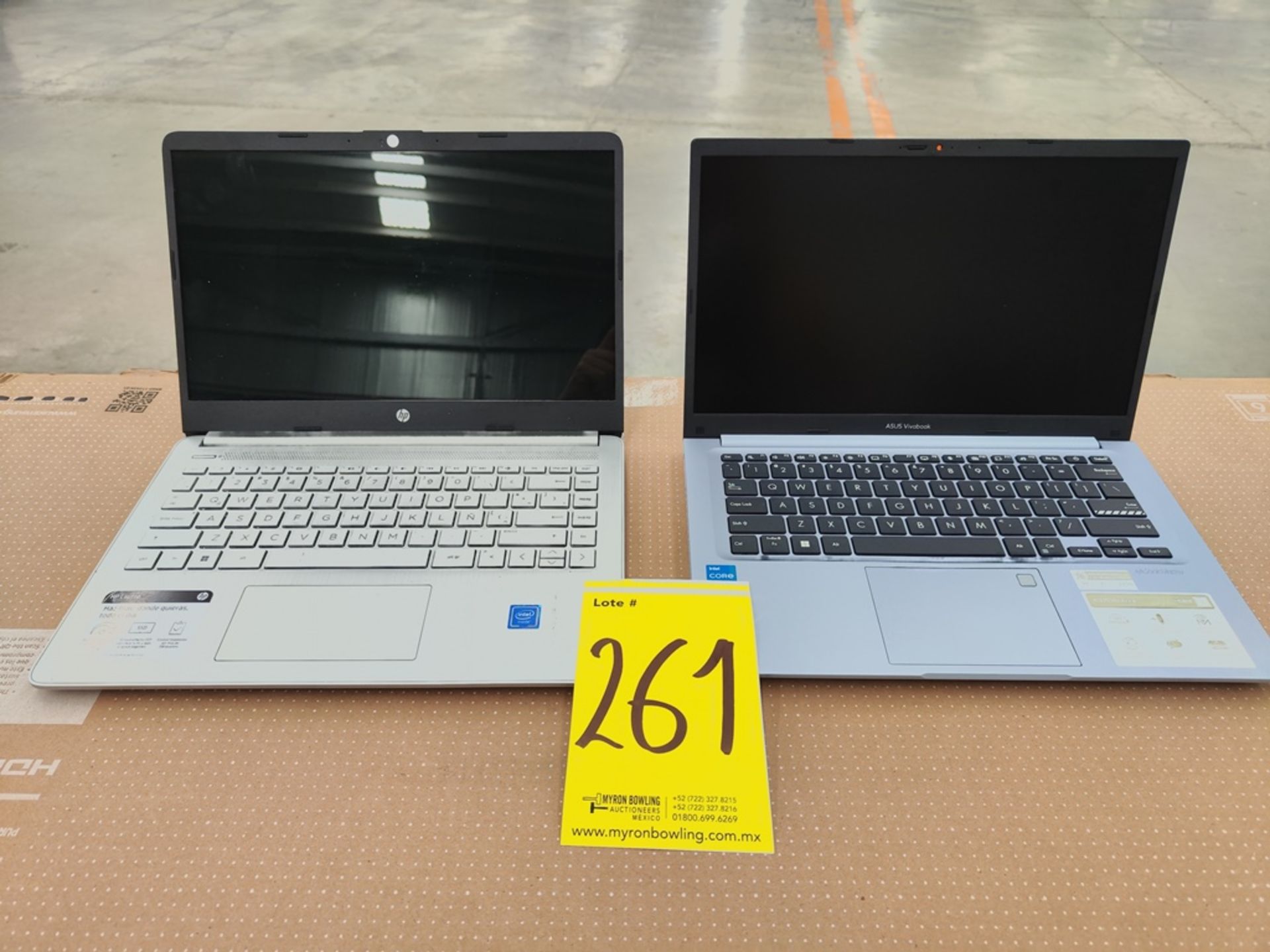 Lote de 2 laptops contiene: 1 laptop Marca ASUS, Modelo X1402Z, almacenamiento de 512 GB; 8 GB RAM,