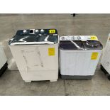 Lote de 2 Lavadoras, contiene: 1 Lavadora de 13 Kg Marca HISENSE, Modelo WSA1301P, Serie ND, Color