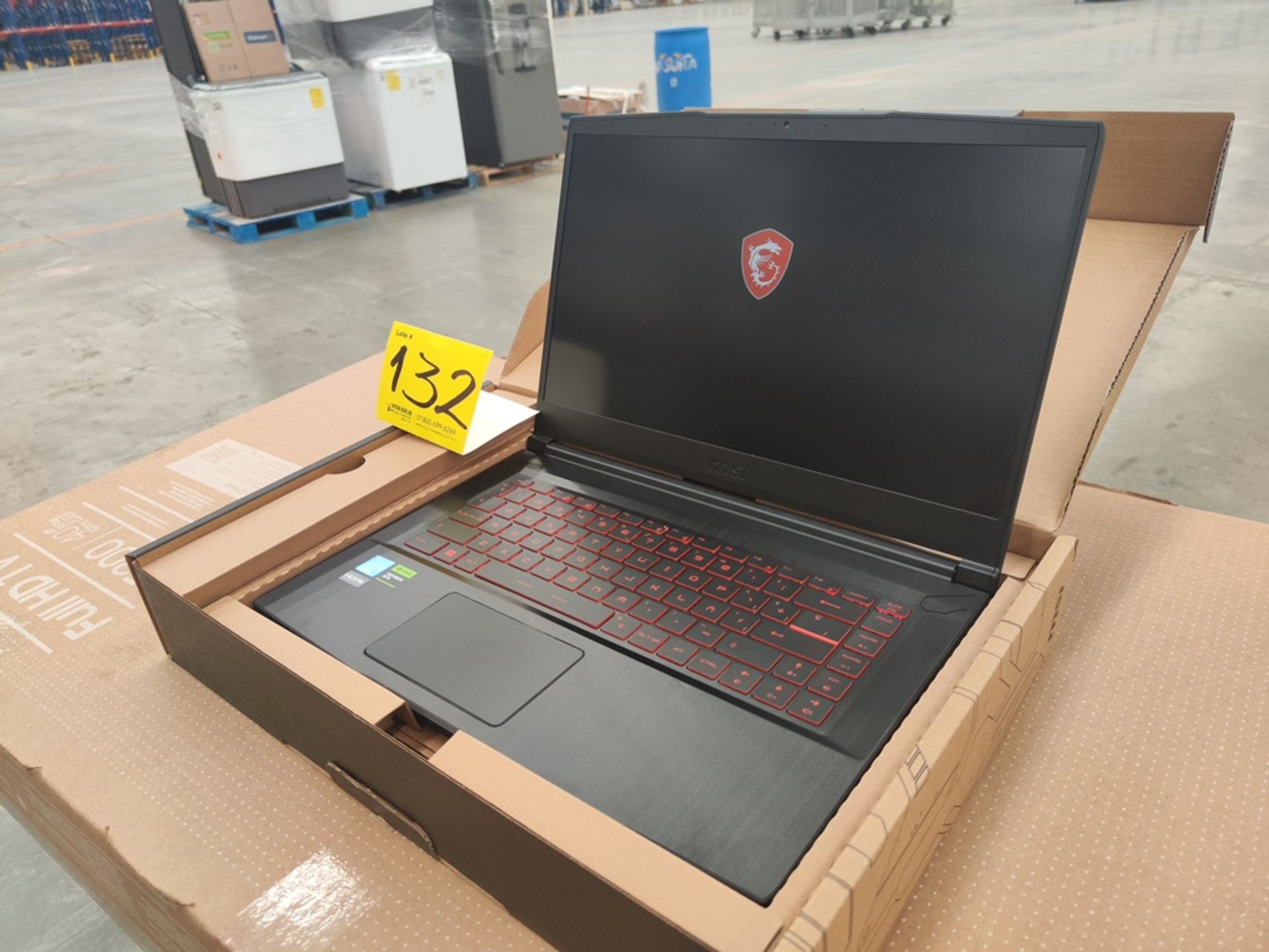 Lote de 1 laptop Marca MSI, Modelo THIN GF6312VE, Almacenamiento 512 GB; 16 GB RAM, Serie 118143 (N - Image 3 of 5