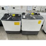 Lote de 2 Lavadoras, contiene: 1 Lavadora de 18 Kg Marca MABE, Modelo LMDX8124HBAB0, Serie ND, Colo