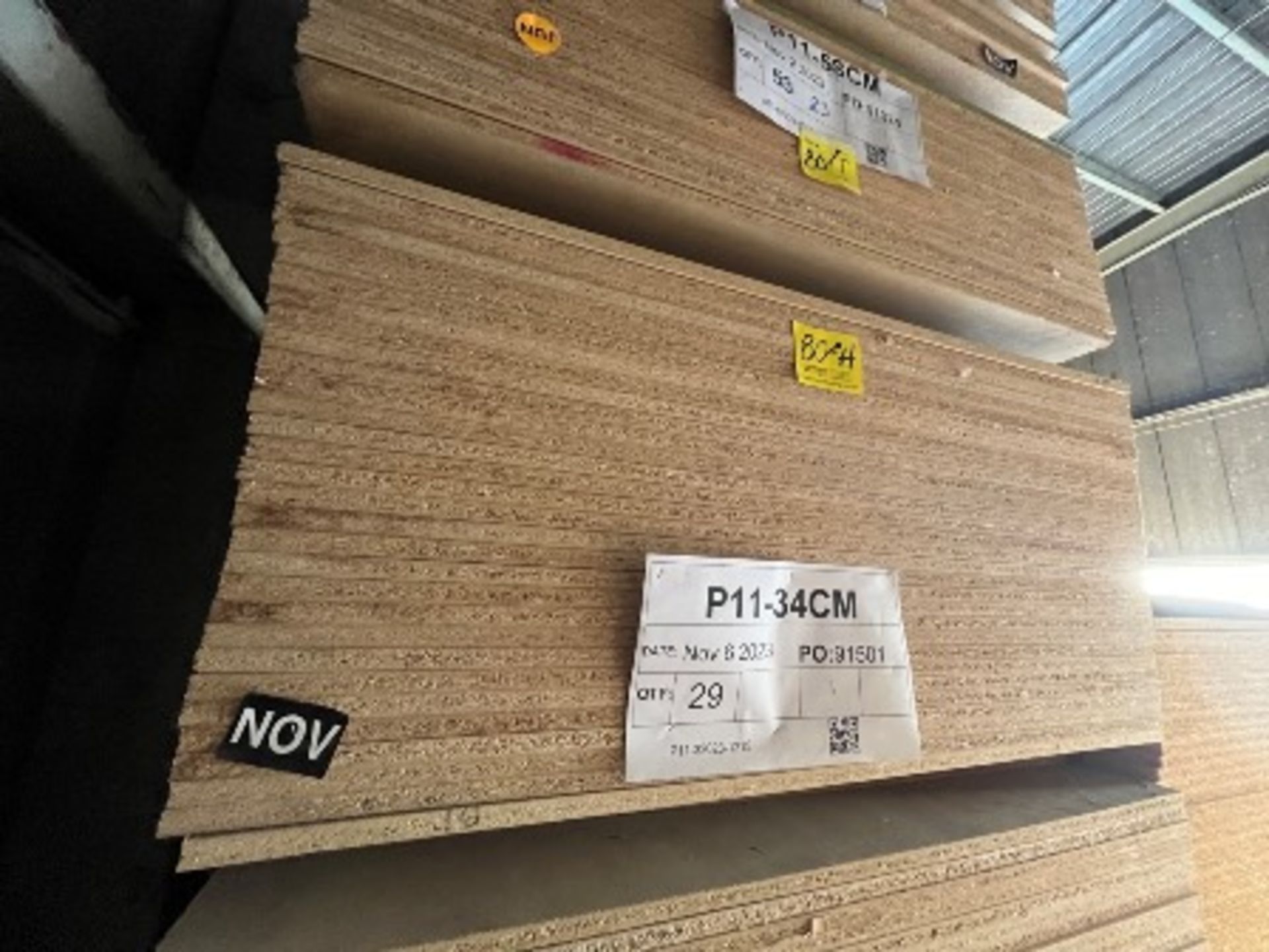 (NUEVO) Lote de 29 piezas de madera comprimida en material 3/4 CM de medida 4 x 8 ft. - Bild 2 aus 5