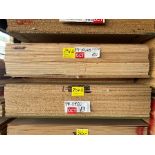 (NUEVO) Lote de 77 piezas de madera contiene: 64 piezas en material 1/4 NB medida 4 x 8 ft; 13 piez