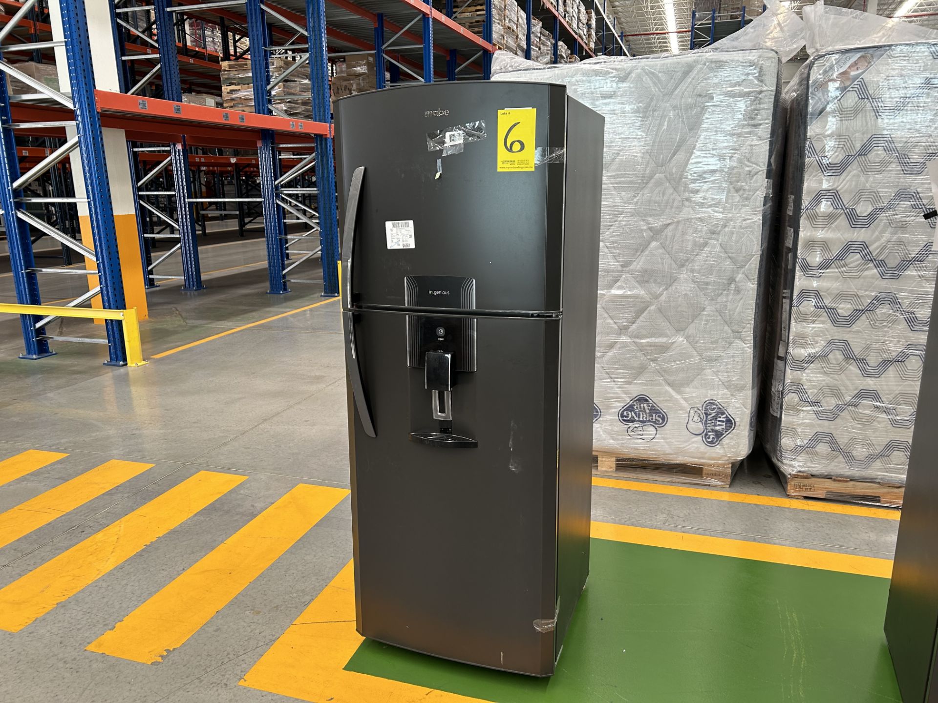 1 Refrigerador con dispensador de agua Marca MABE, Modelo RME360FDMRD0, Serie 815383 Color GRIS (No - Bild 2 aus 5