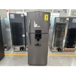 1 Refrigerador con dispensador de agua Marca MABE, Modelo RME360FDMRQ0, Serie 803864 Color GRIS (No