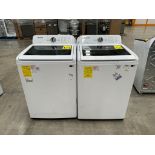 2 Lavadoras contiene: 1 Lavadora de 20 KG, Marca SAMSUNG, Modelo WA20A3351GW, Color BLANCO; 1 Lavad