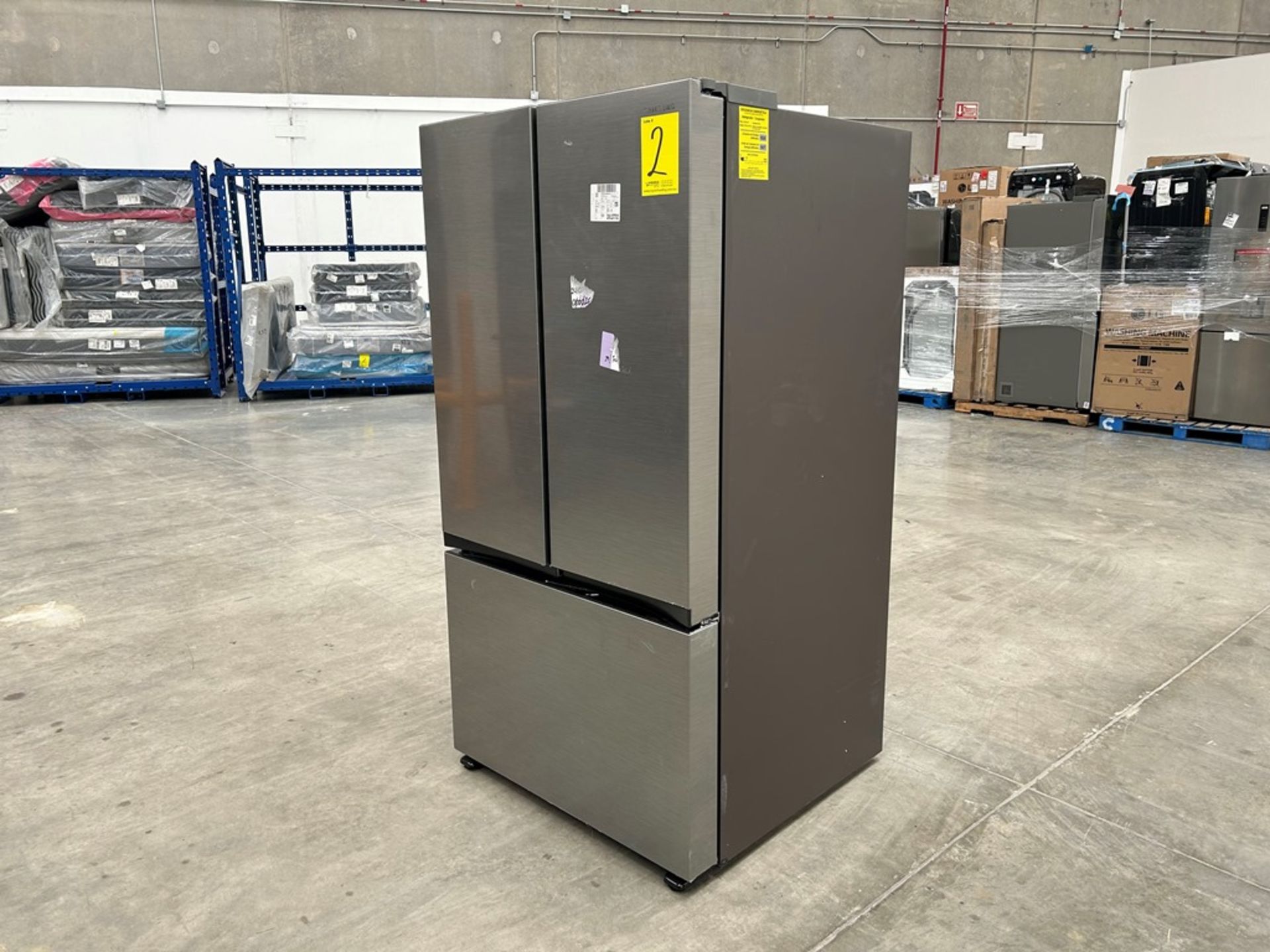 1 refrigerador Marca SAMSUNG, Modelo FR32CG5A10S9EM, Serie 1494L, Color GRIS (No se asegura su func - Image 2 of 5
