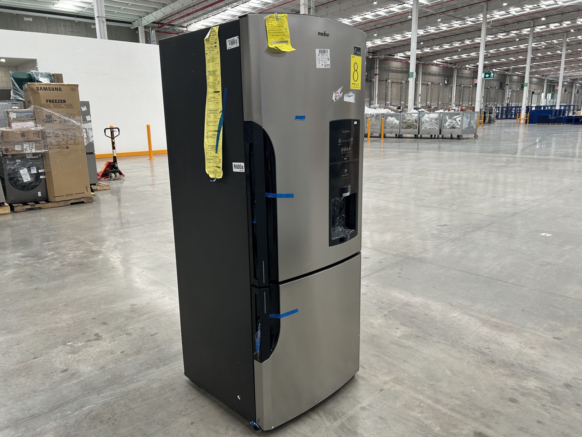 1 refrigerador con dispensador de agua Marca MABE, Modelo RMB520IBMRX, Serie 08447, Color GRIS (No - Image 3 of 6