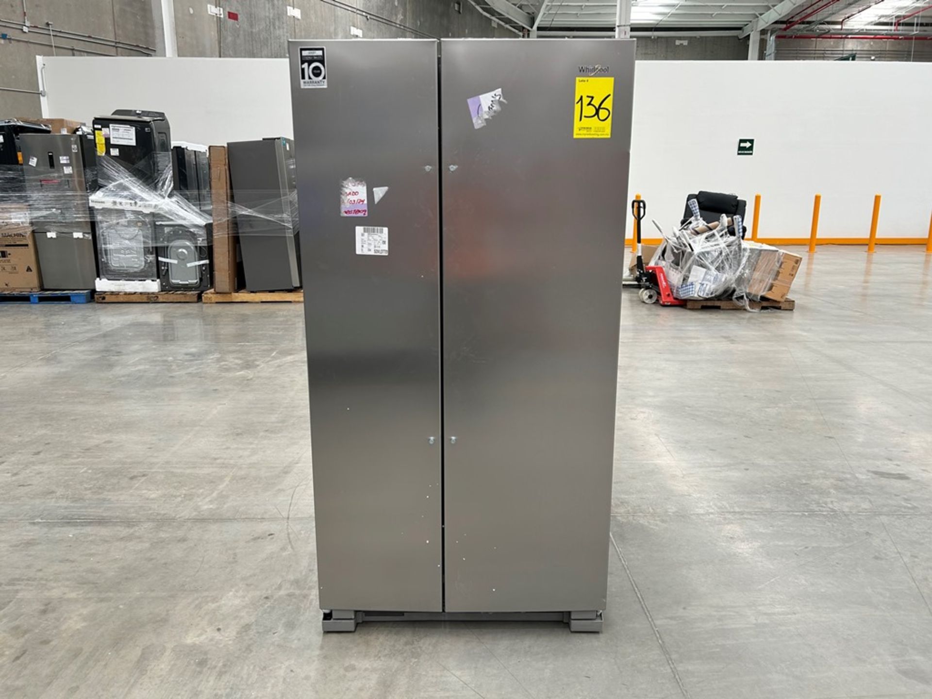 1 refrigerador Marca LG, Modelo GF22BGSK, Serie 3L580 Color GRIS (No se asegura su funcionamiento,