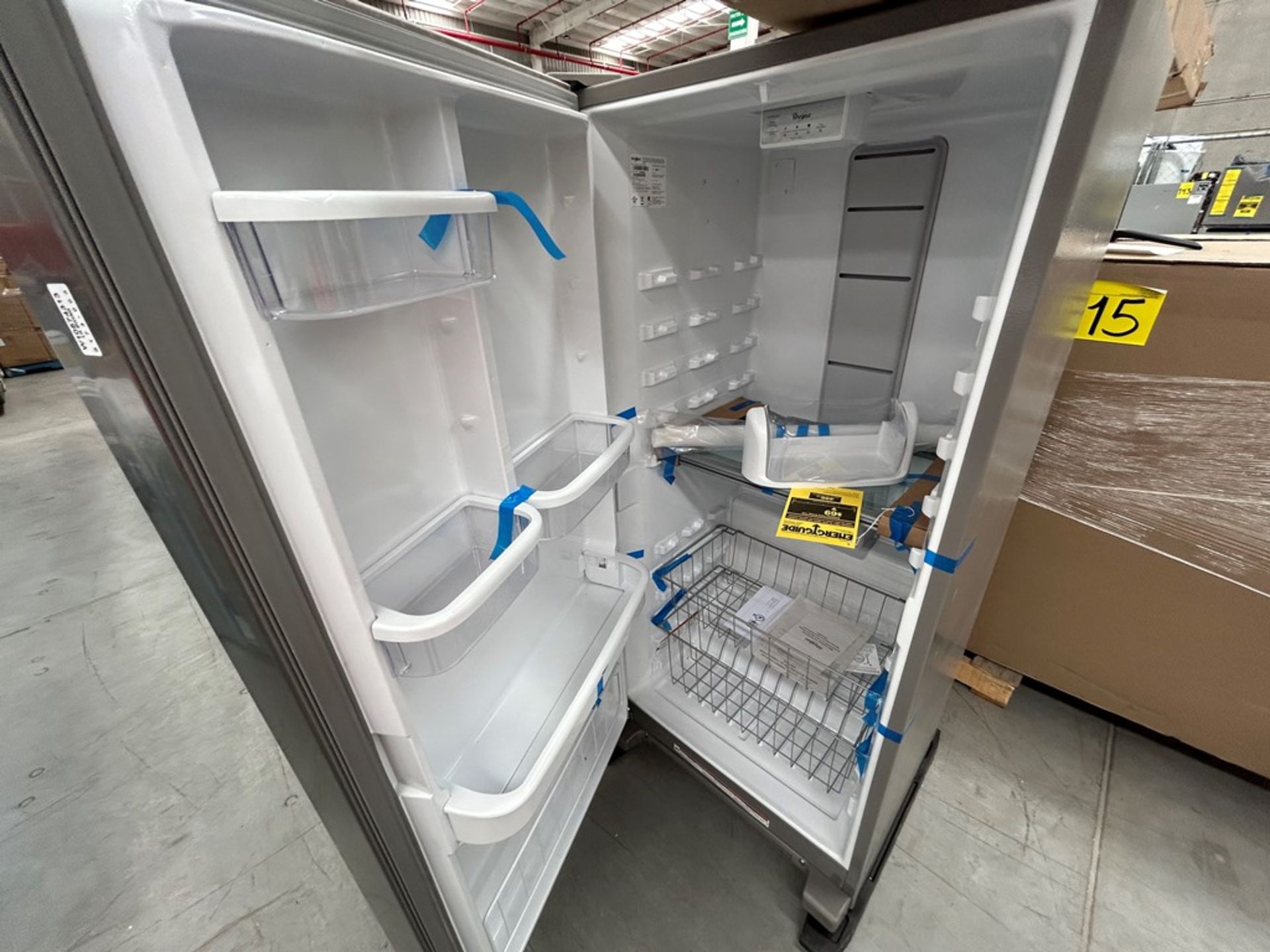 1 refrigerador Marca WHIRPOOL, Modelo WSZ57L18DM07, Serie 05283, Color GRIS (No se asegura su func - Image 4 of 5