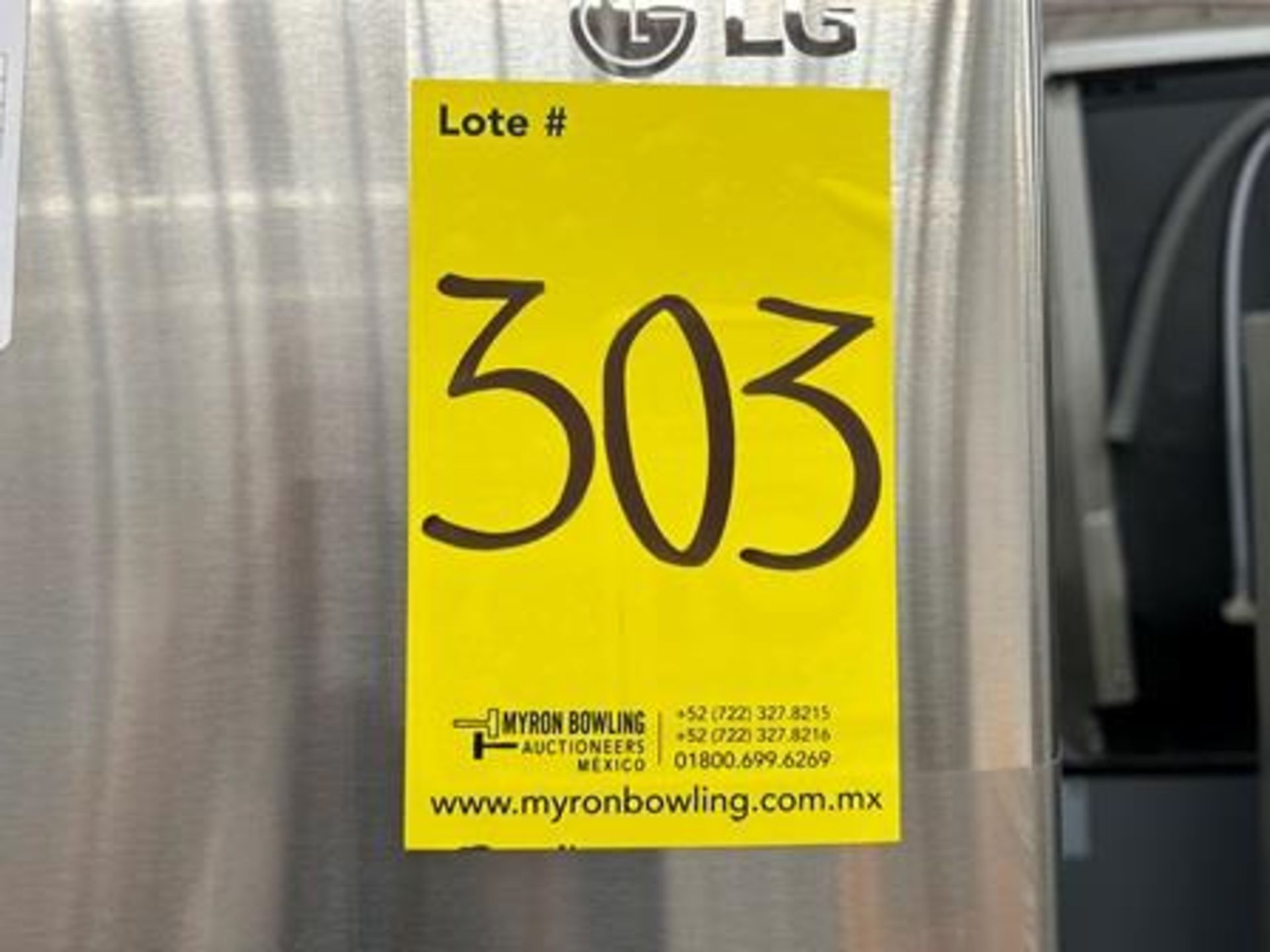 1 refrigerador Marca LG, Modelo GF22BGSK, Serie 3J954 Color GRIS (Equipo de devolución) - Bild 5 aus 5