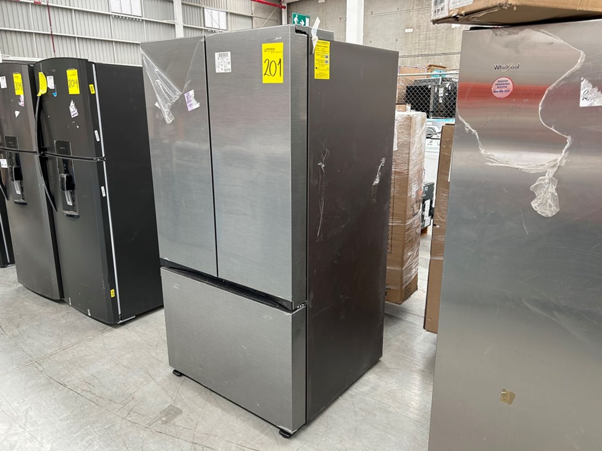 1 refrigerador Marca SAMSUNG, Modelo FR32CG5A10S9EM, Serie 01483D, Color GRIS (No se asegura su fu - Image 2 of 5