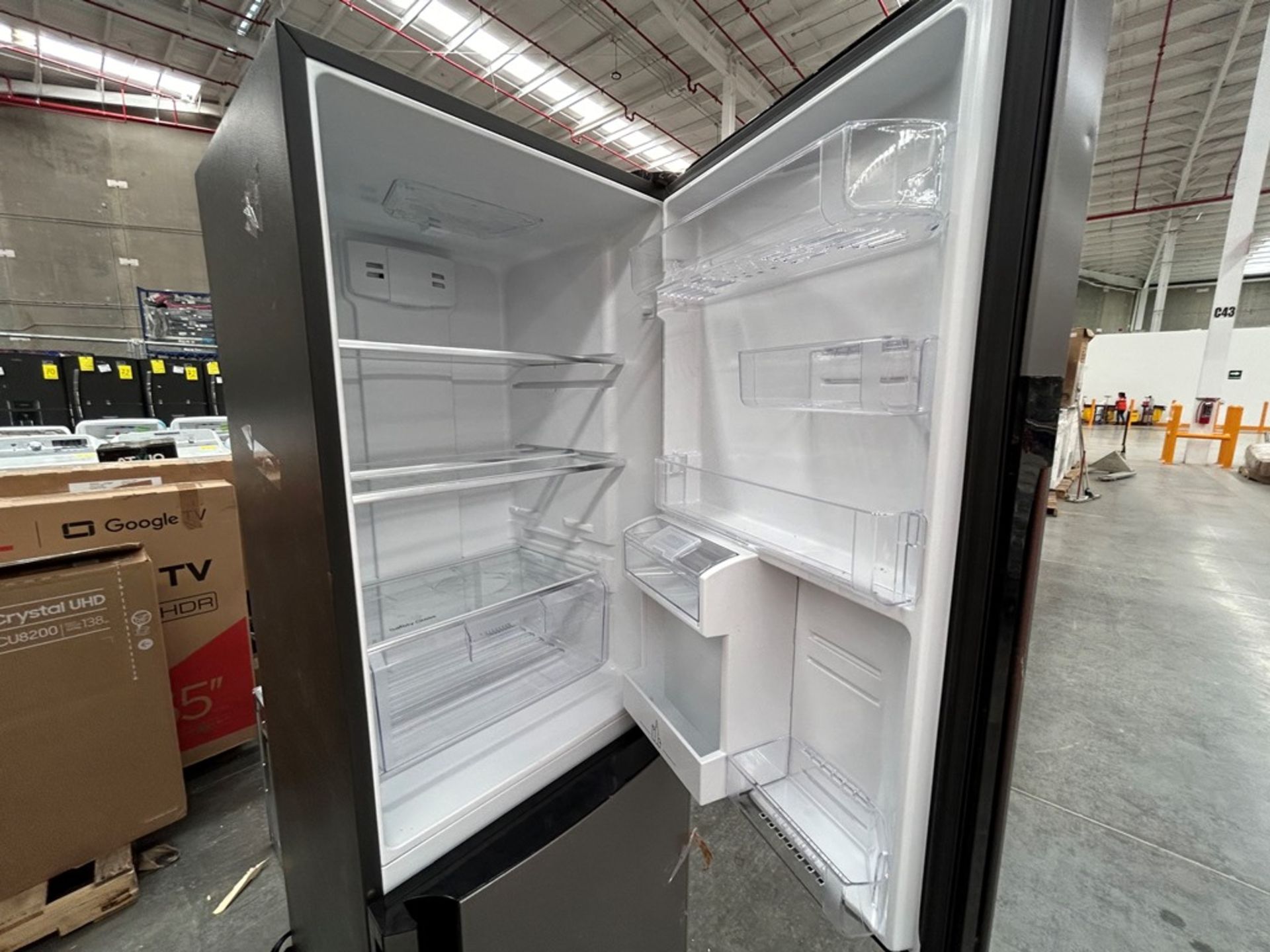 1 refrigerador con dispensador de agua Marca MABE, Modelo RMB400IAMRM, Serie 05987, Color GRIS (No - Bild 4 aus 6