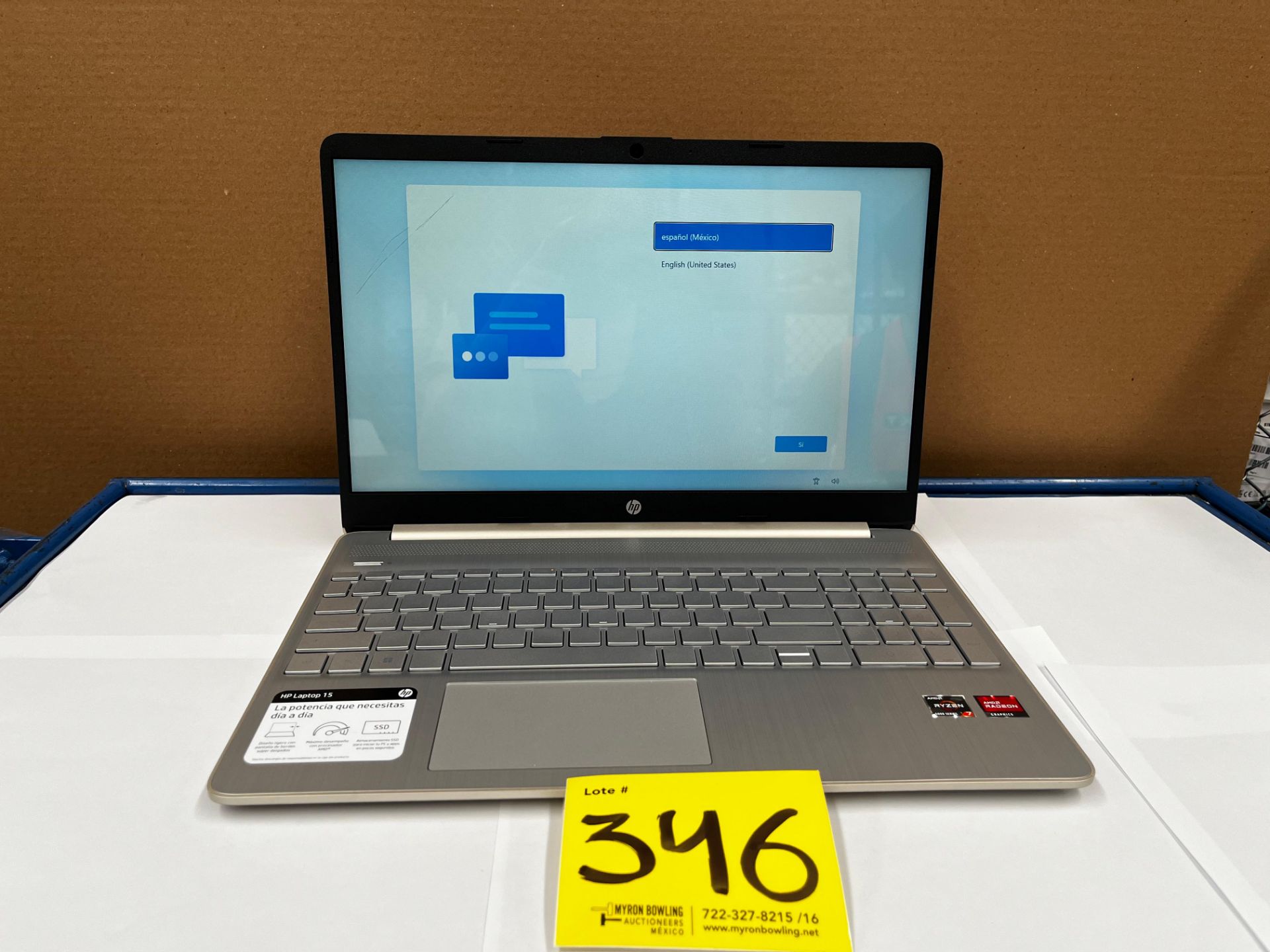 1 Laptop Marca HP, Modelo 15EF2505LA, Serie 5CD3519S94, Almacenamiento de 512 GB; RAM de 8 GB, Col - Image 2 of 6