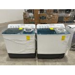 2 Lavadoras contiene: 1 Lavadora de 22 KG, Marca KOBLENZ, Modelo LMD22B, Color BLANCO; 1 Lavadora d