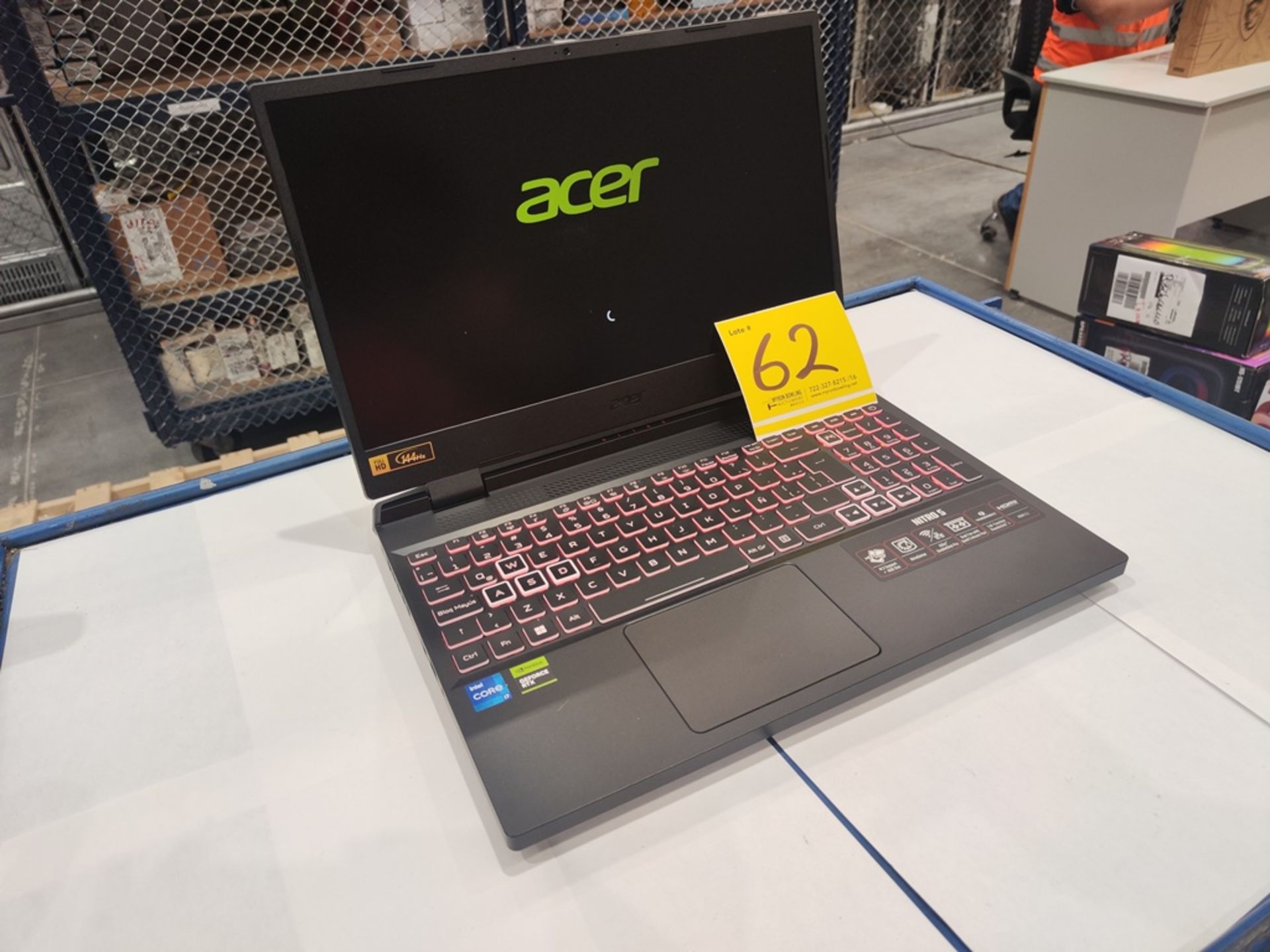 1 laptop Marca ACER, Modelo nitro 5, Almacenamiento de 512 GB; RAM de 12 GB (no se asegura su funci - Image 3 of 6